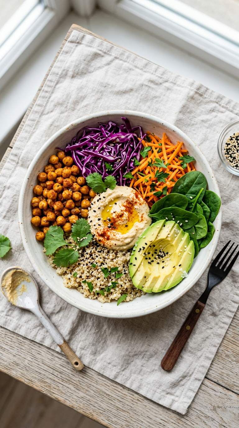 Bowl de grão-de-bico